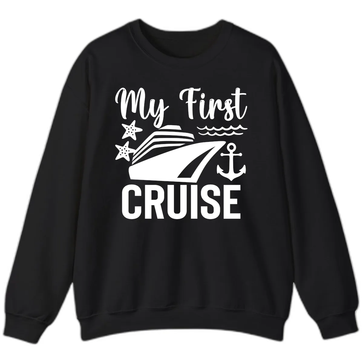 My First Cruise Sweatshirt in Black