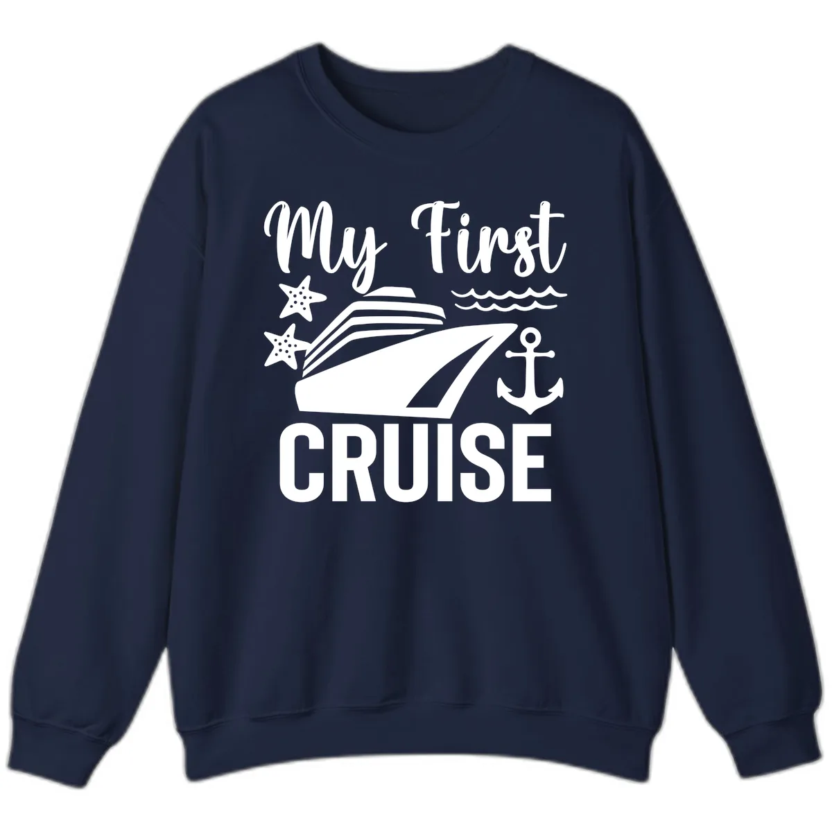 My First Cruise Sweatshirt in Navy