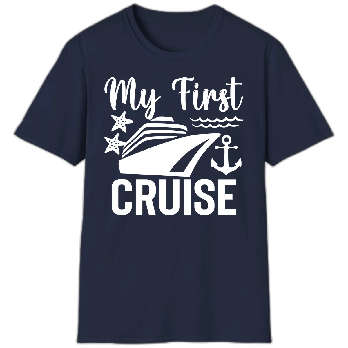 My First Cruise T-Shirt in Navy