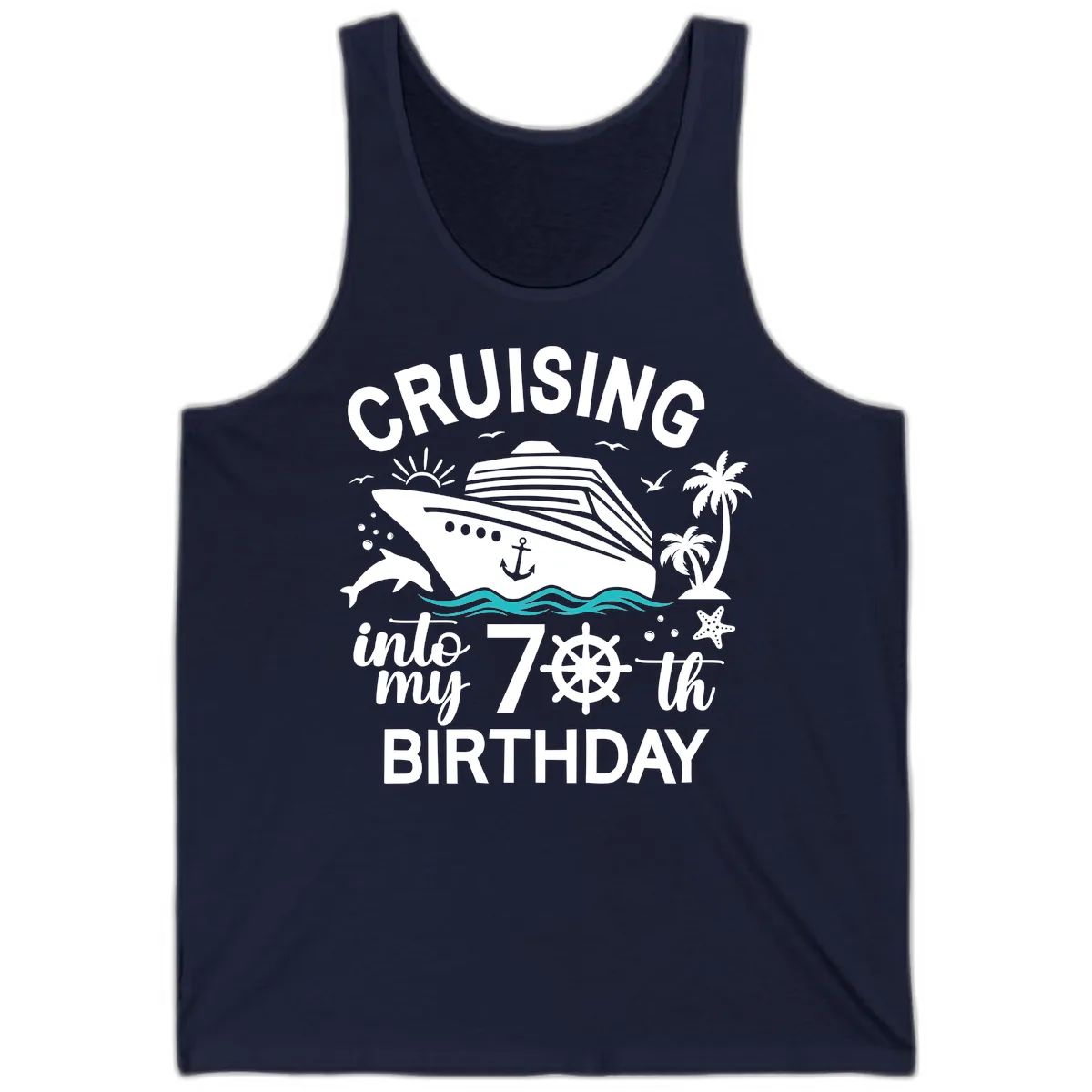 Cruising Into My 70th Birthday Tank in Navy