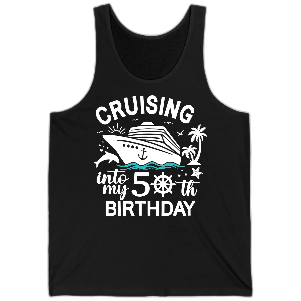 Cruising Into My 50th Birthday Tank in Black