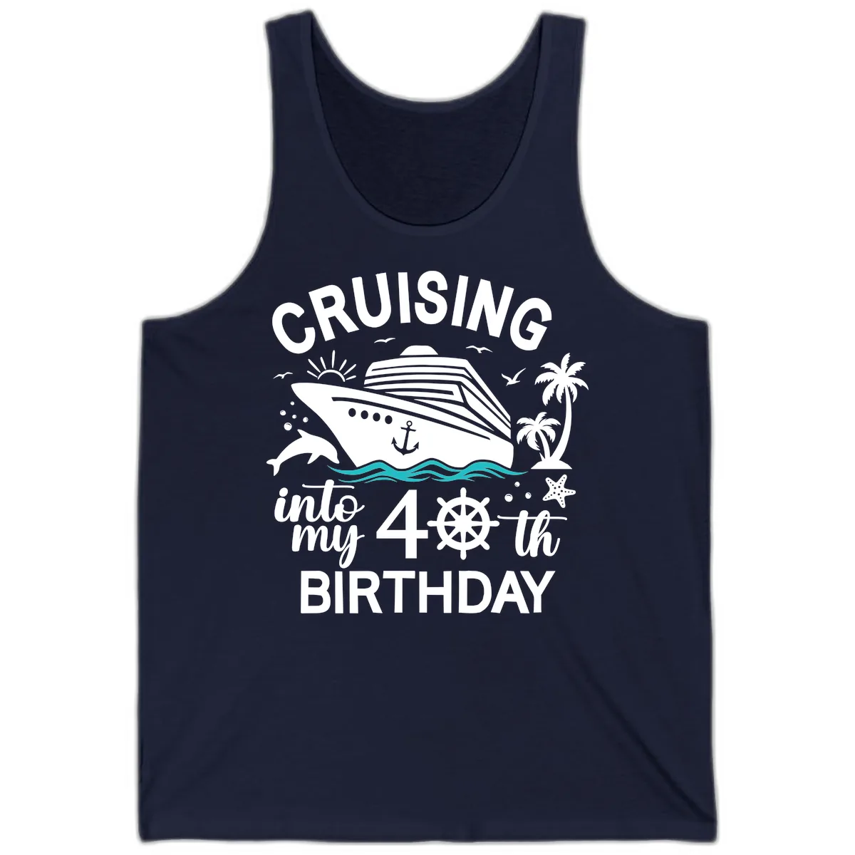 Cruising Into My 40th Birthday Tank in Navy