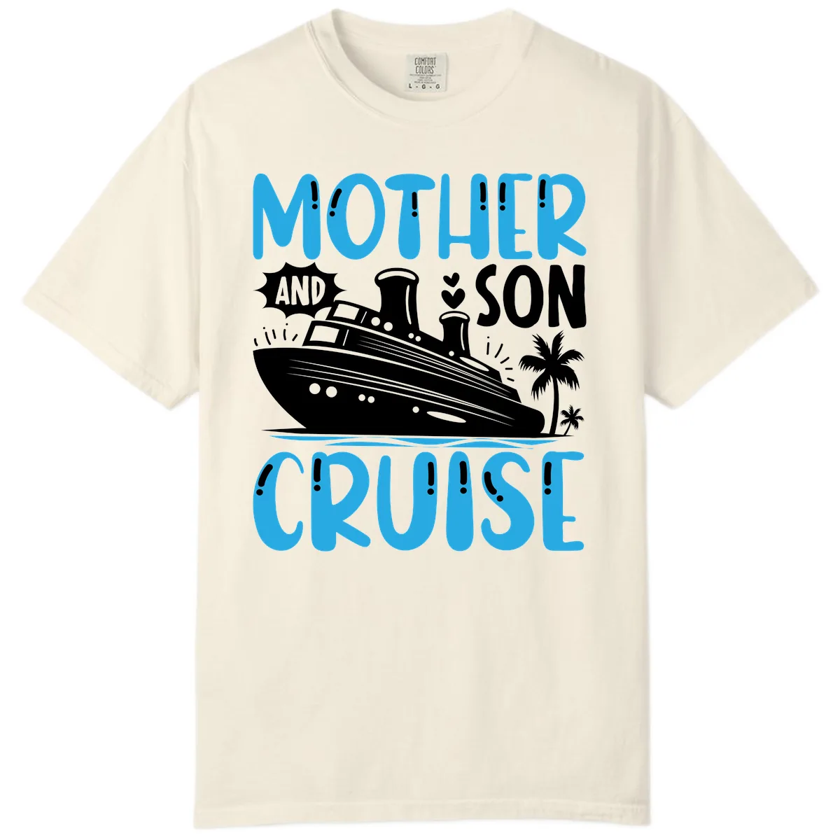 Mother And Son Cruise Comfort Color in Ivory