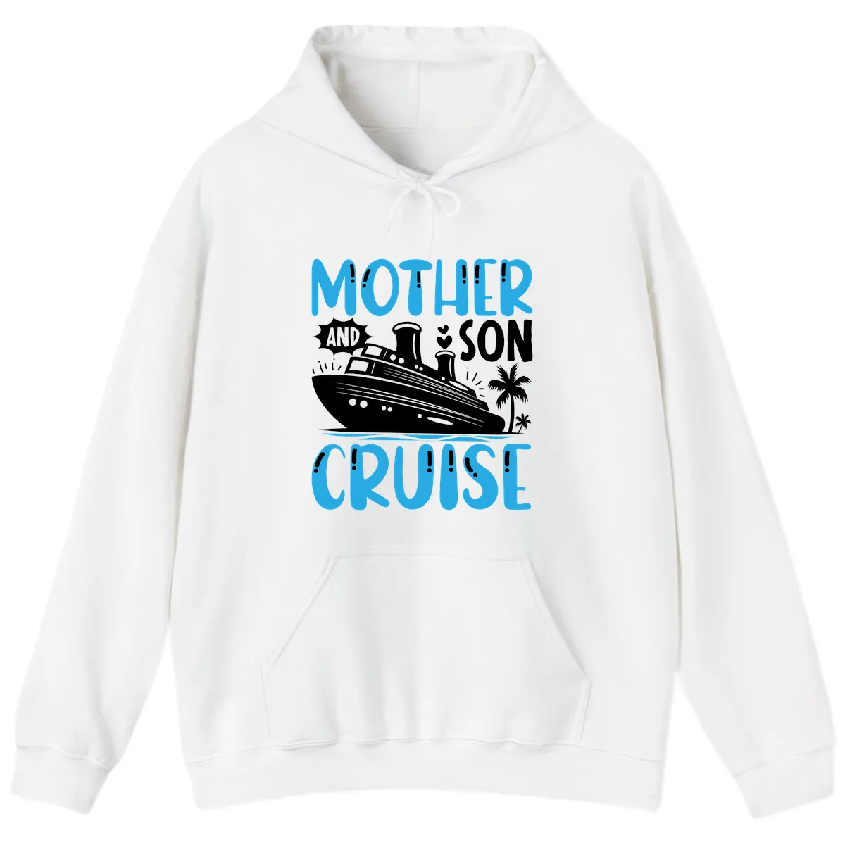 Mother And Son Cruise Hoodie in White