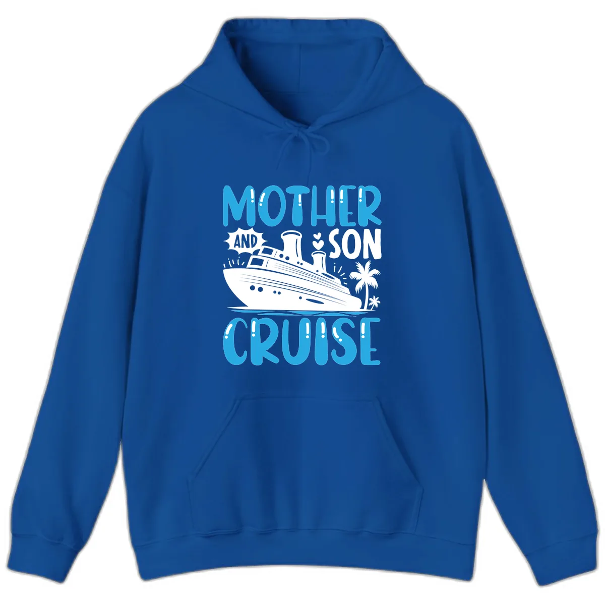 Mother And Son Cruise Hoodie in Royal