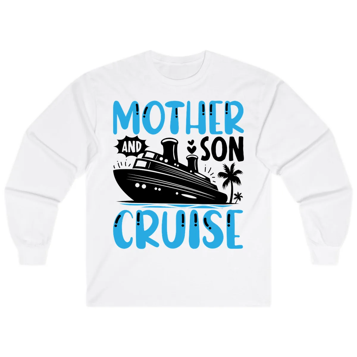 Mother And Son Cruise Long Sleeve in White