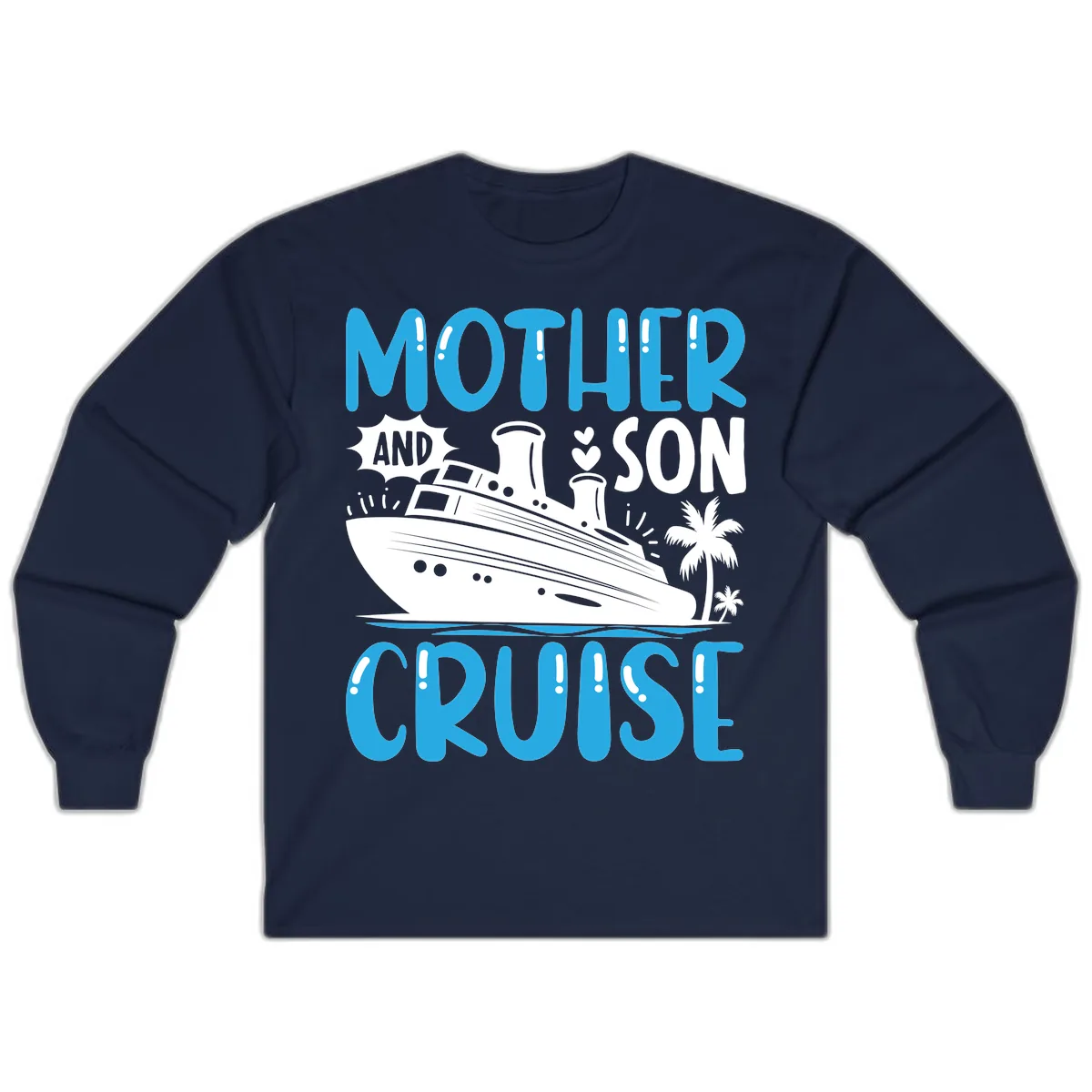Mother And Son Cruise Long Sleeve in Navy