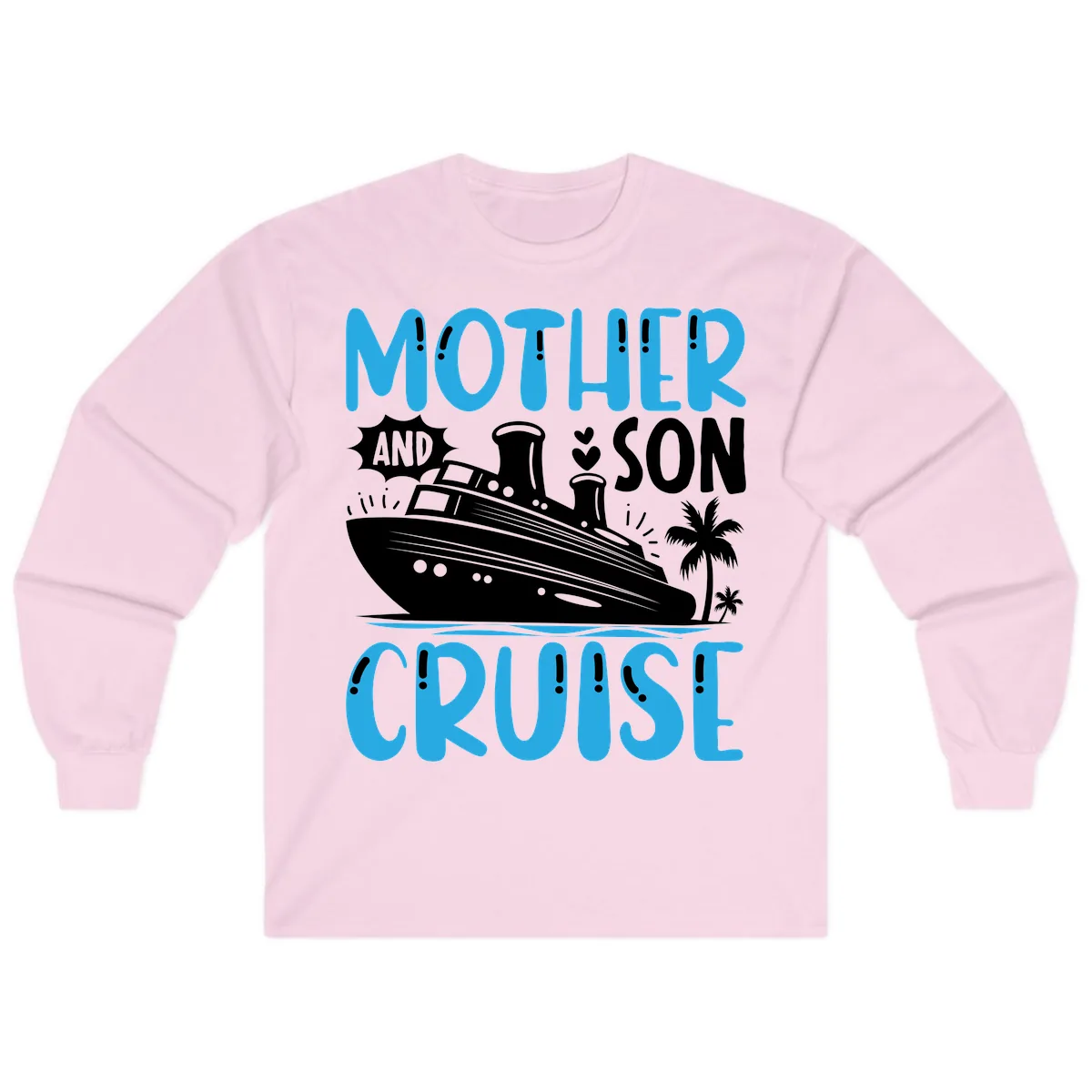 Mother And Son Cruise Long Sleeve in Light Pink