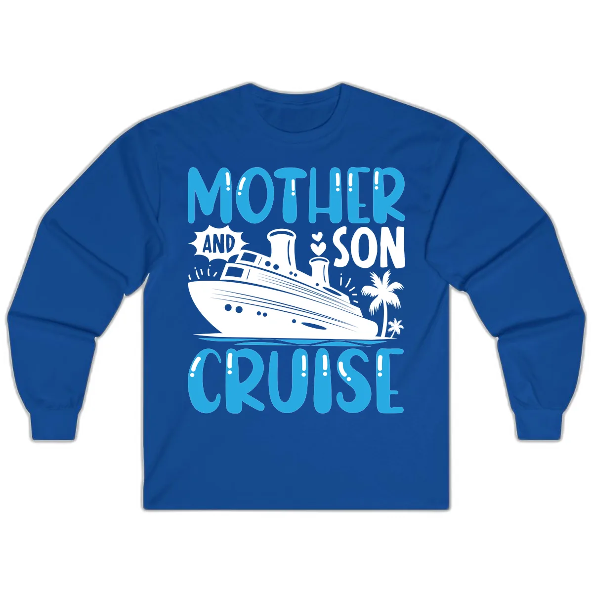 Mother And Son Cruise Long Sleeve in Royal