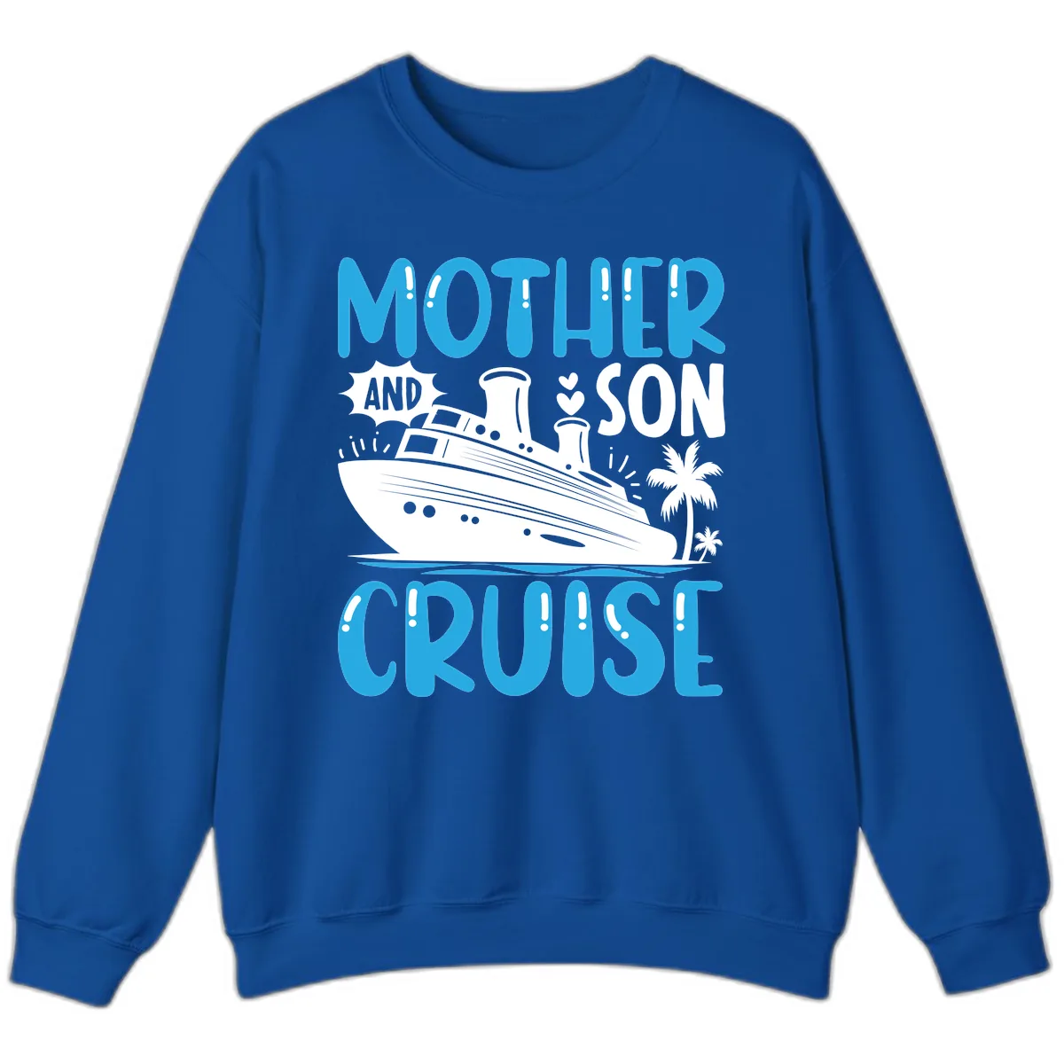 Mother And Son Cruise Sweatshirt in Royal