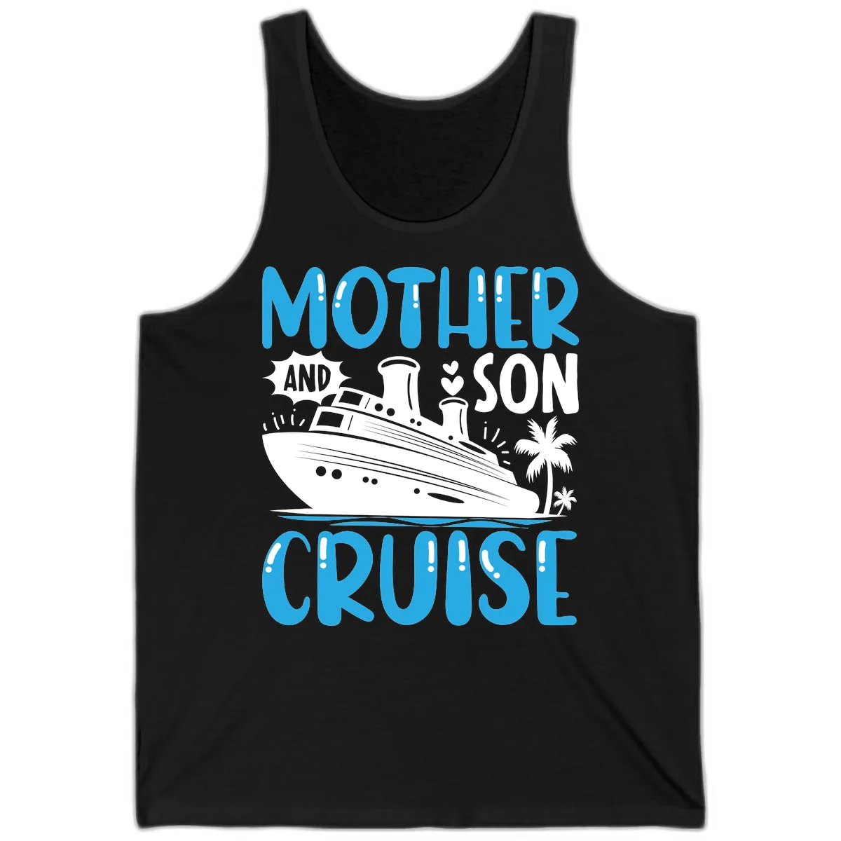 Mother And Son Cruise Tank in Black
