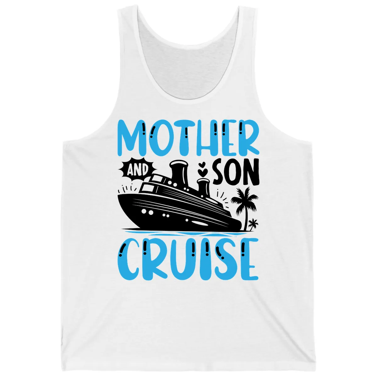 Mother And Son Cruise Tank in White