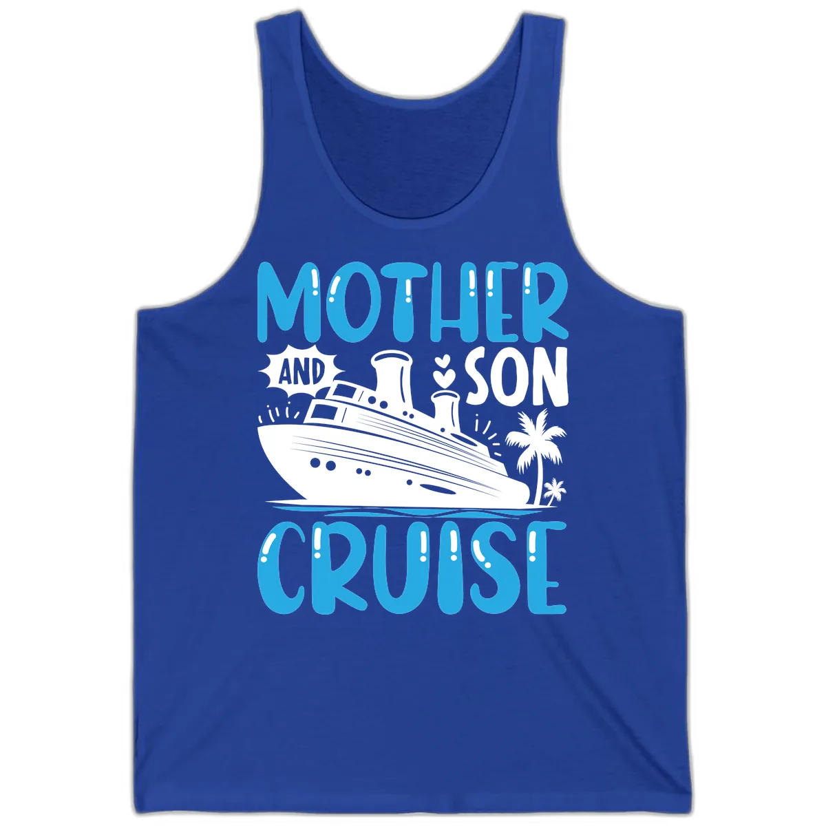 Mother And Son Cruise Tank in True Royal