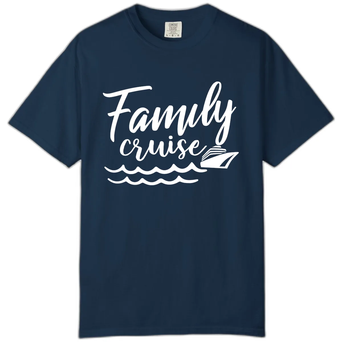 Family Cruise Adventure Comfort Color in True Navy