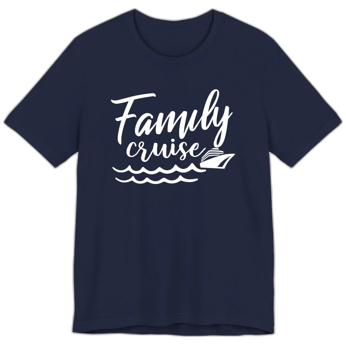 Family Cruise Adventure Premium T-Shirt in Navy