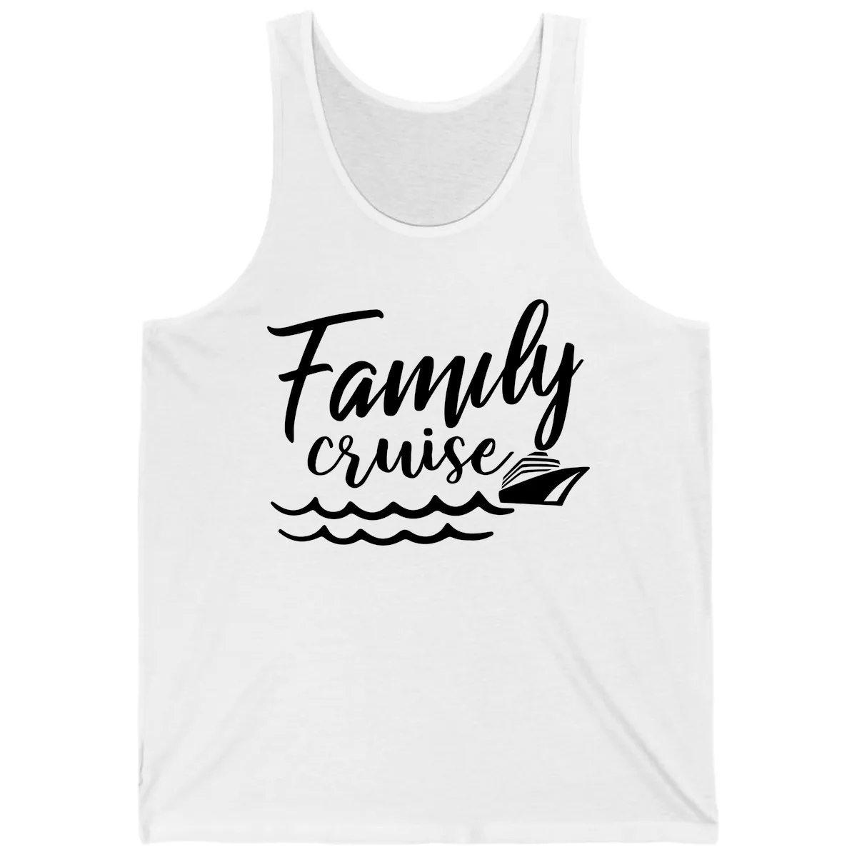Family Cruise Adventure Tank in White
