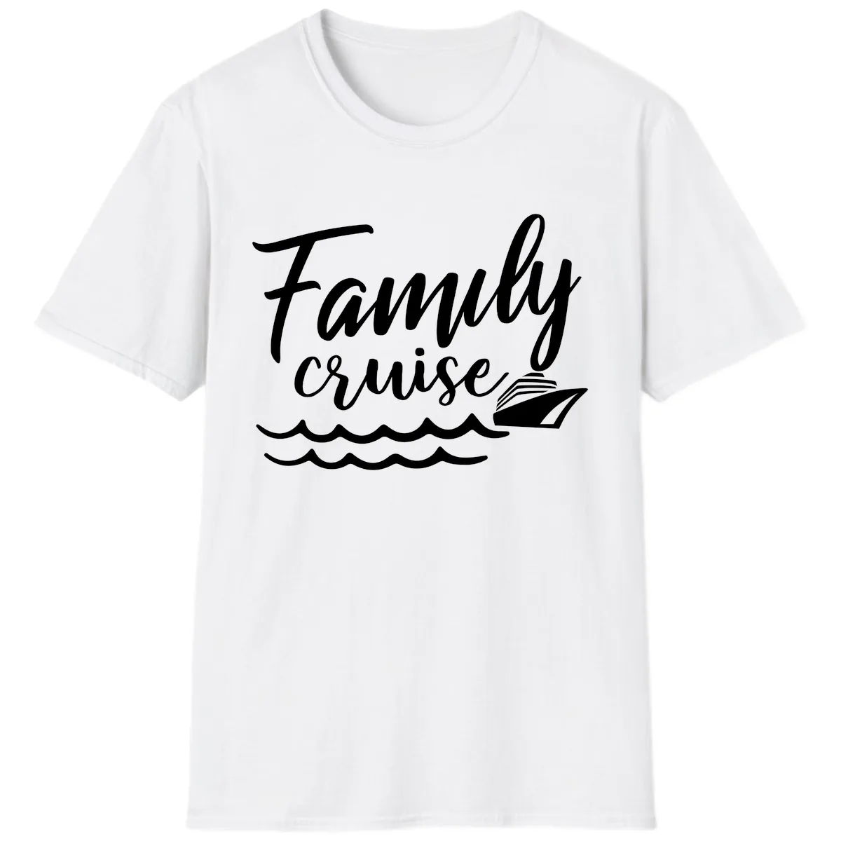 Family Cruise Adventure T-Shirt in White