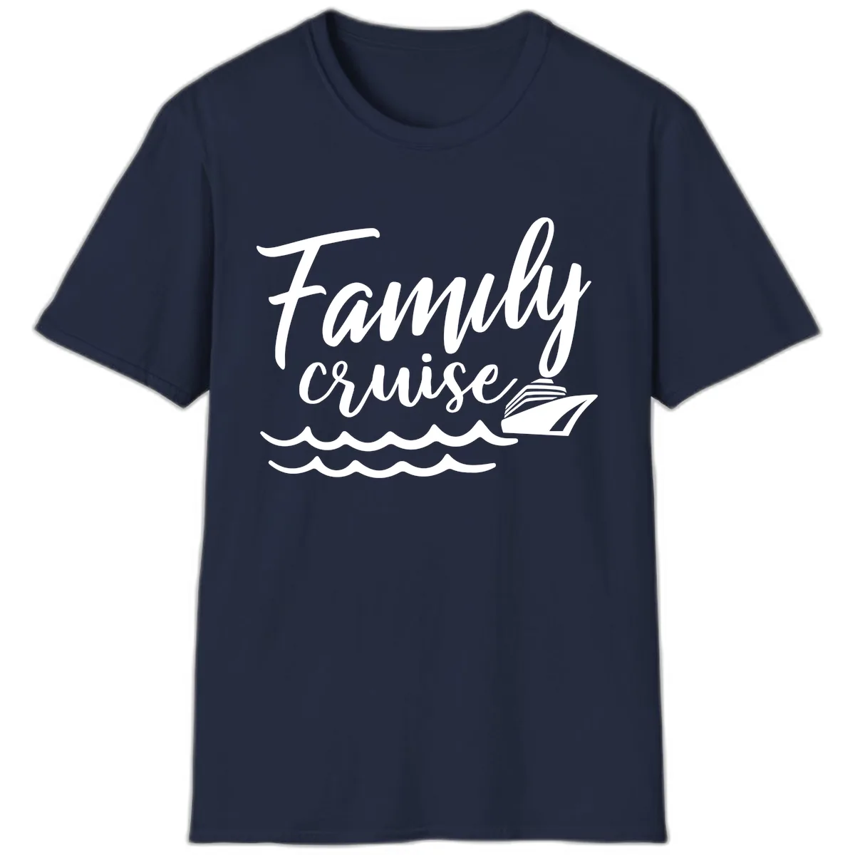 Family Cruise Adventure T-Shirt in Navy