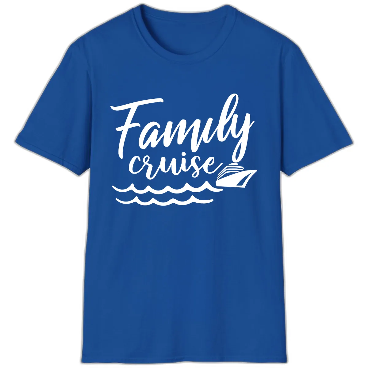 Family Cruise Adventure T-Shirt in Royal