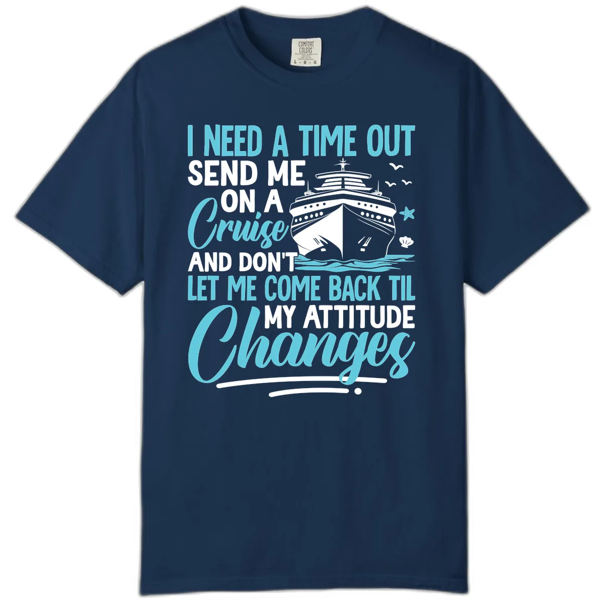 Attitude Adjustment Cruise Escape Comfort Color in Navy