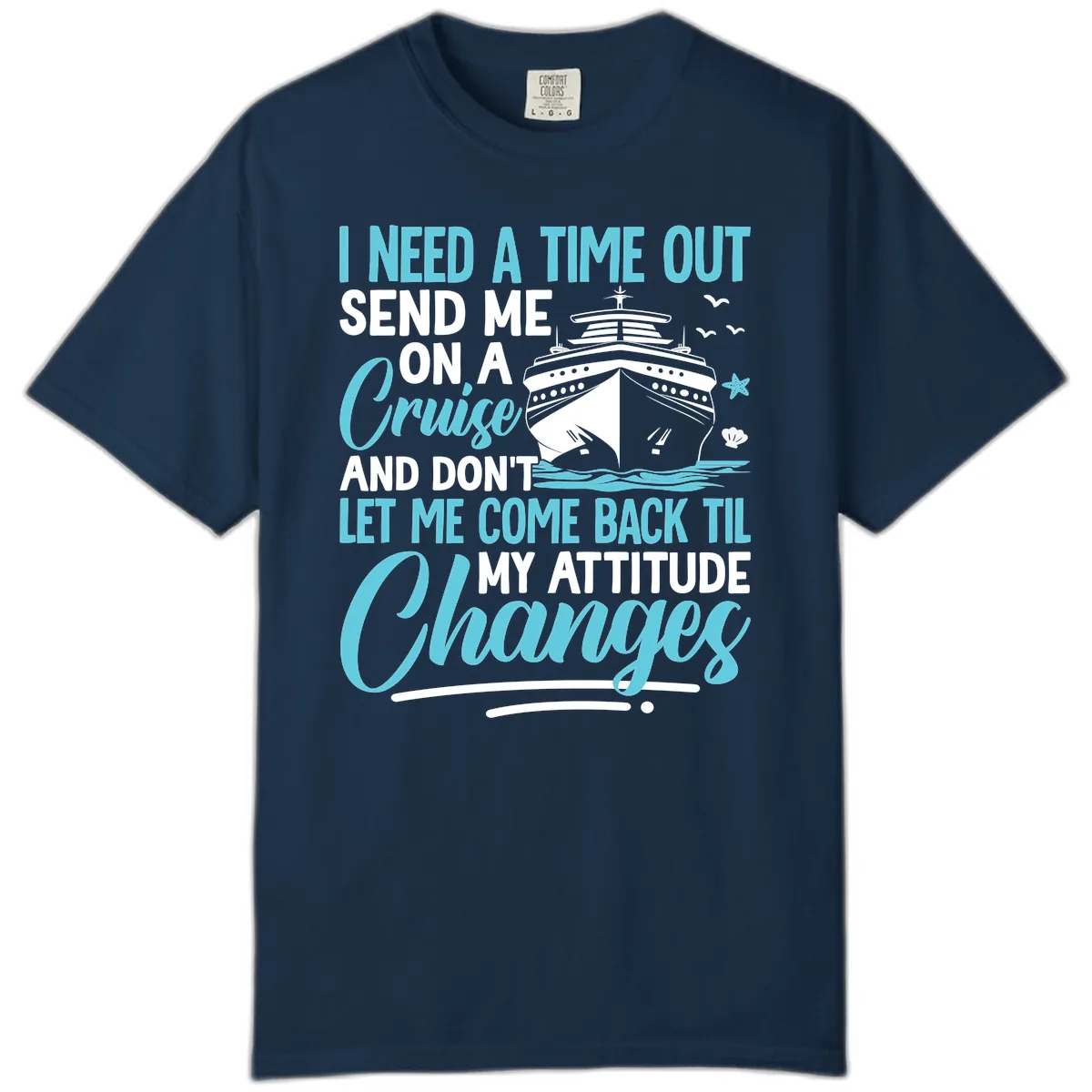 Attitude Adjustment Cruise Escape Comfort Color in True Navy