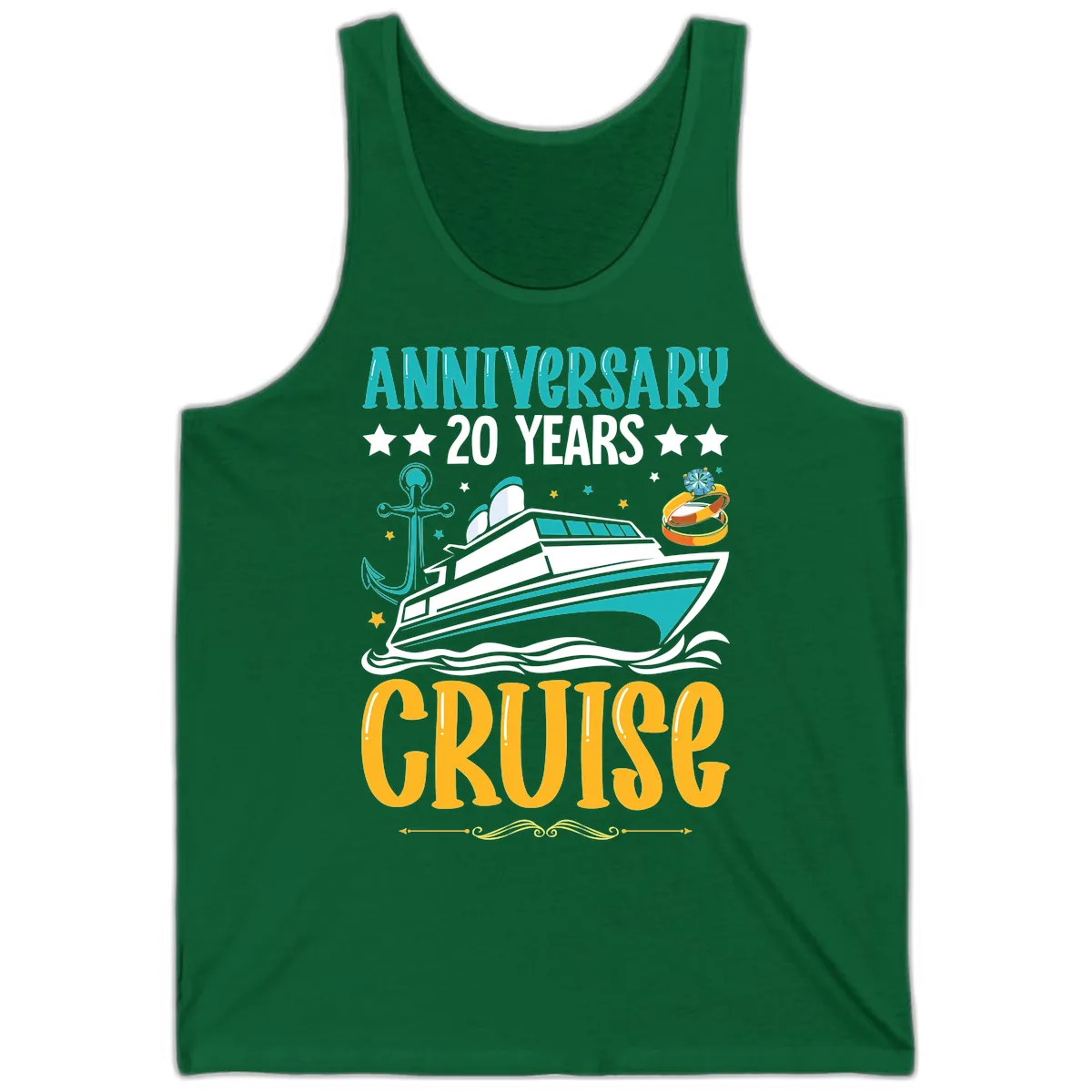 Anniversary 20 Years Cruise Tank in Kelly
