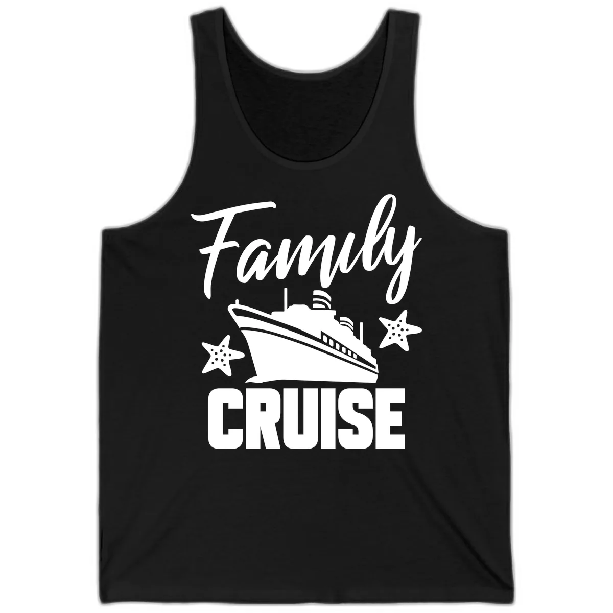 Family Cruise Ship & Starfish Tank in Black