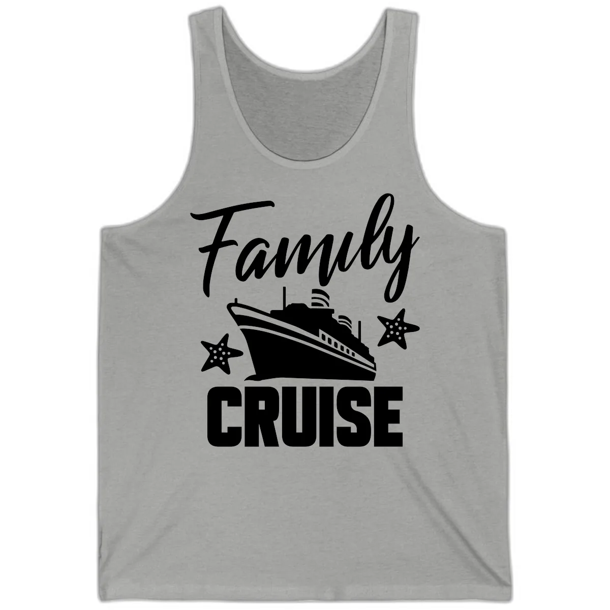 Family Cruise Ship & Starfish Tank in Athletic Heather