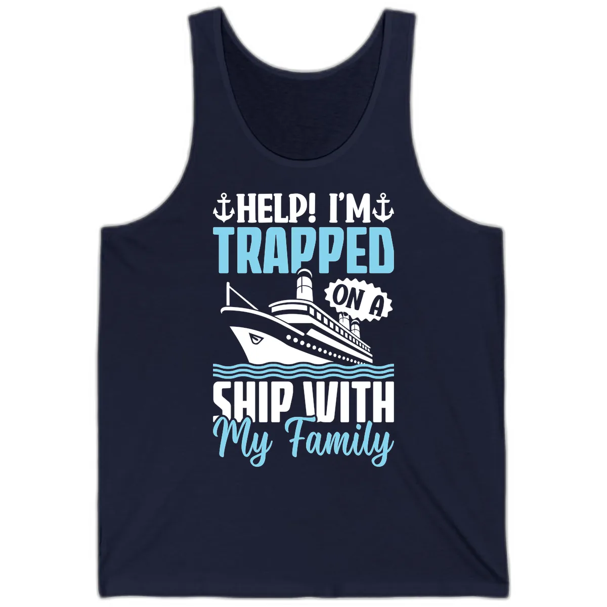 Trapped On A Ship With My Family Tank in Navy