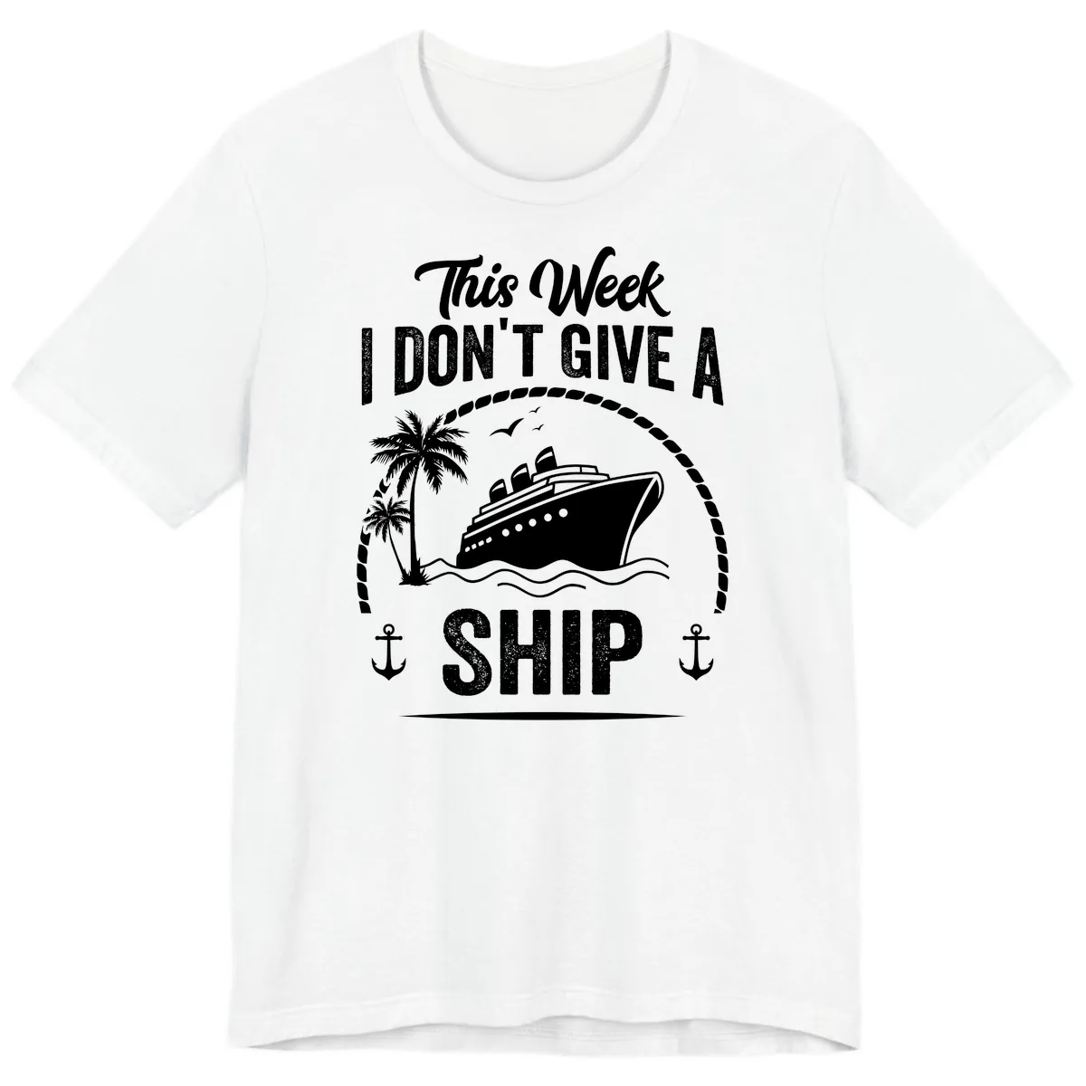 This Week I Don't Give A Ship Premium T-Shirt in White