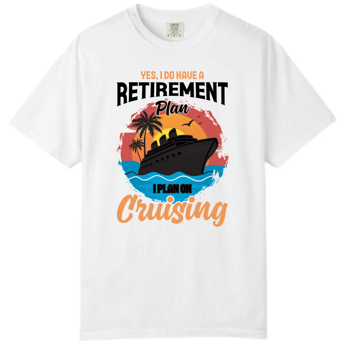 Retirement Plan Cruising Comfort Color in White
