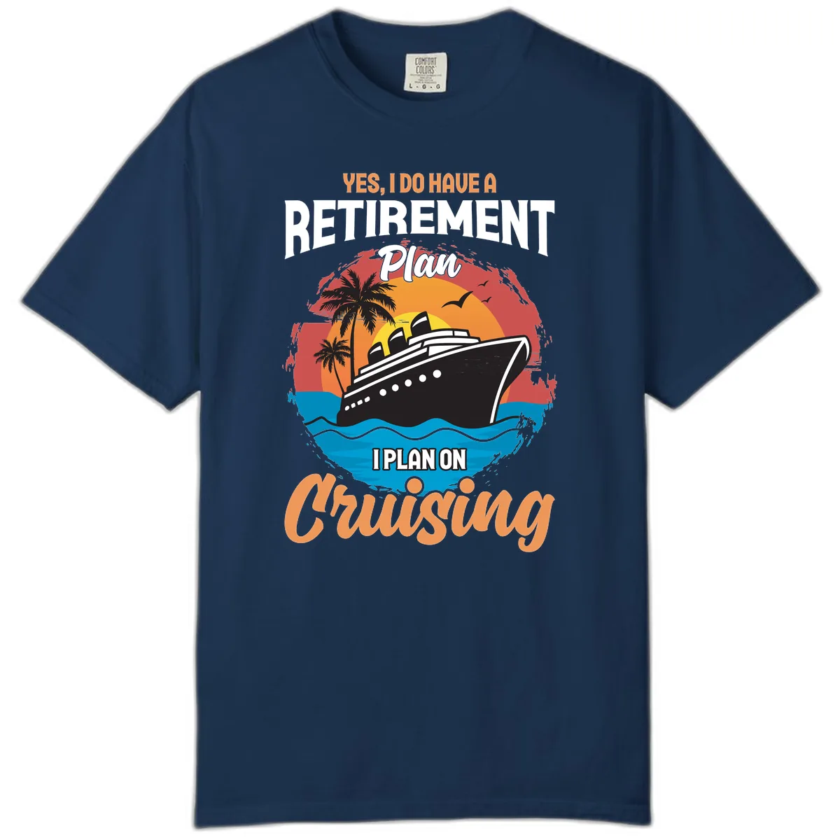 Retirement Plan Cruising Comfort Color in Navy