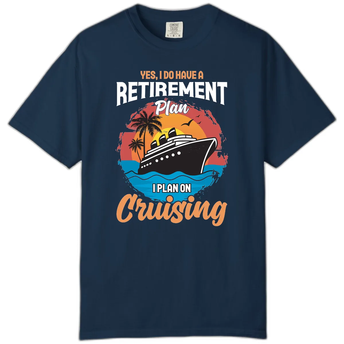 Retirement Plan Cruising Comfort Color in True Navy
