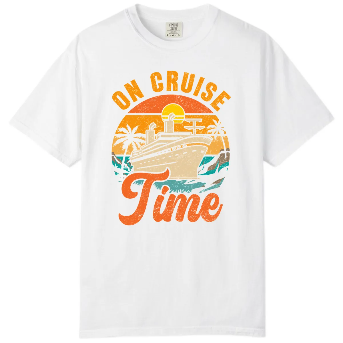 On Cruise Time Comfort Color in White