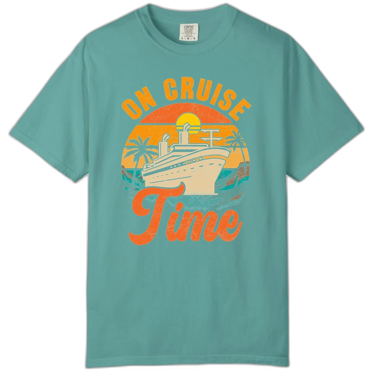 On Cruise Time Comfort Color in Seafoam