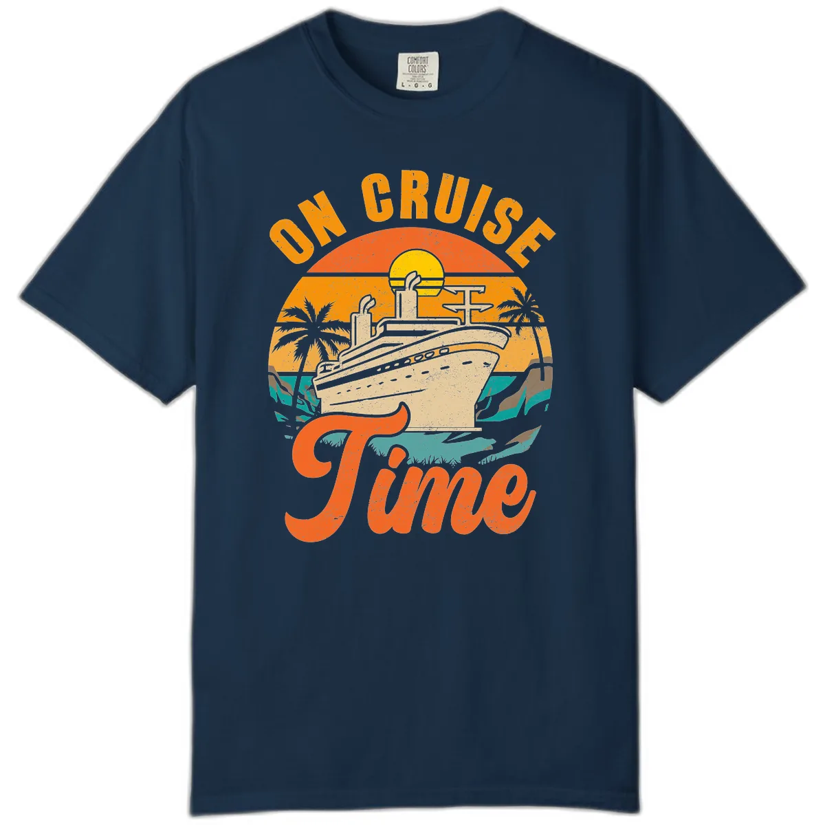 On Cruise Time Comfort Color in True Navy