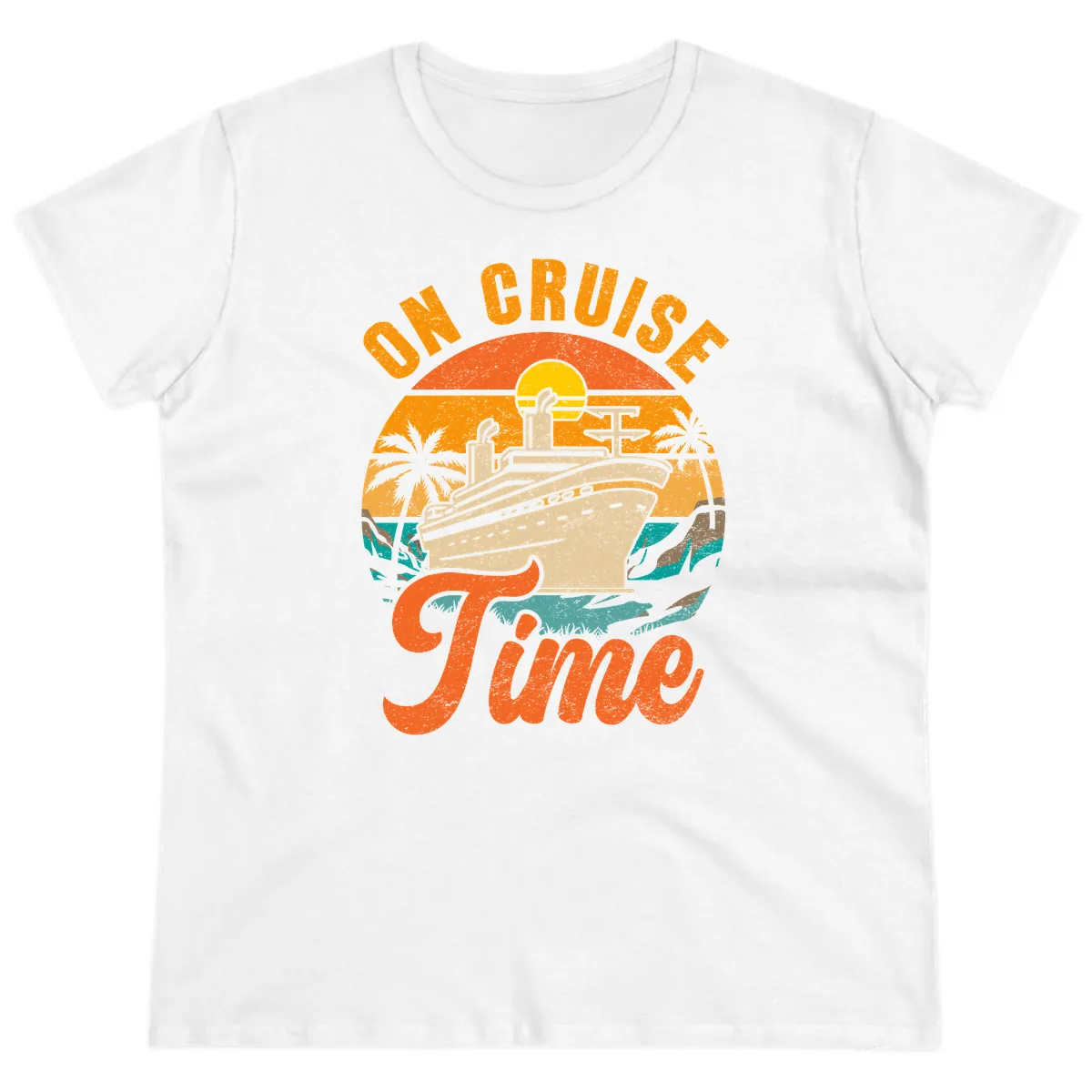 On Cruise Time Ladies Tee in White