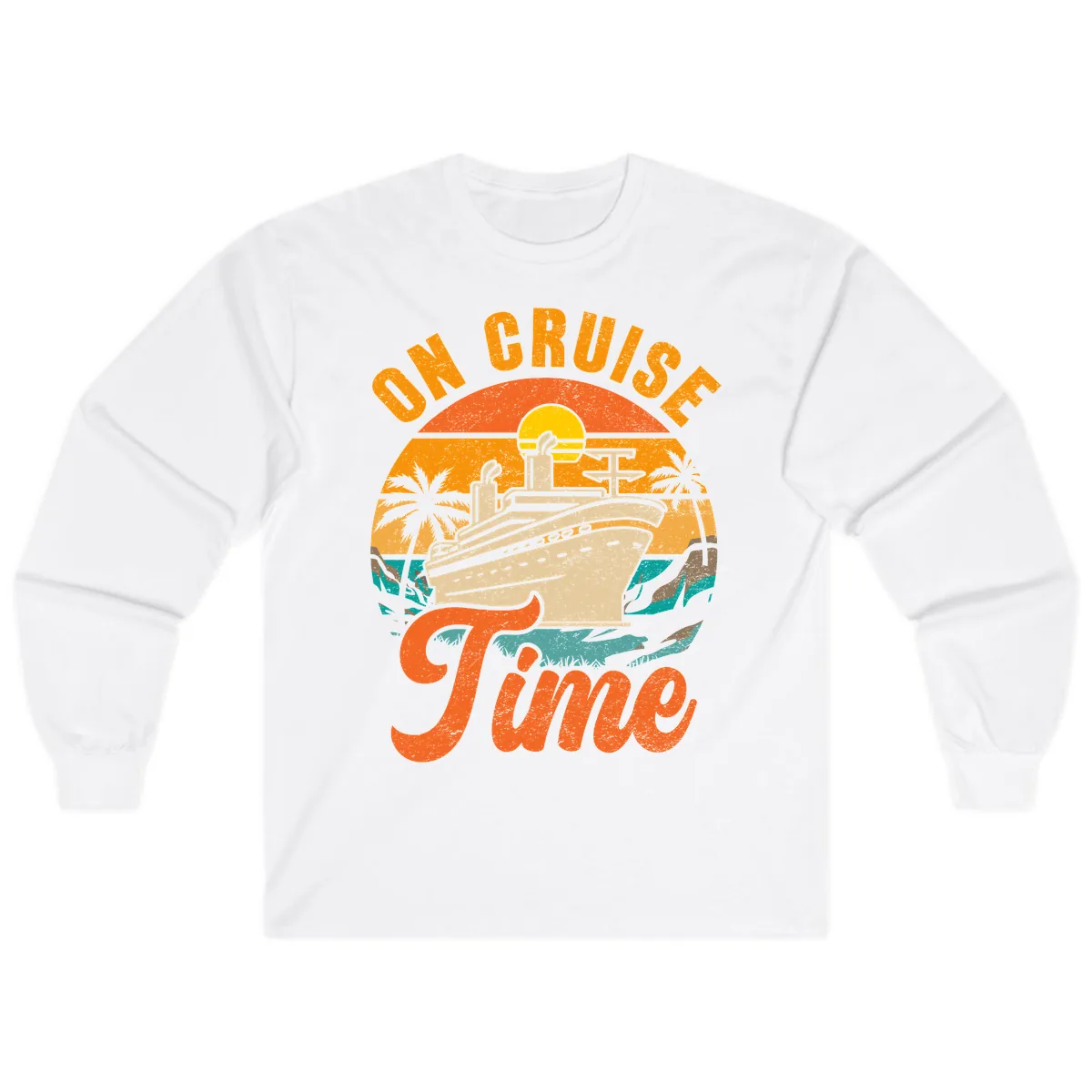 On Cruise Time Long Sleeve in White