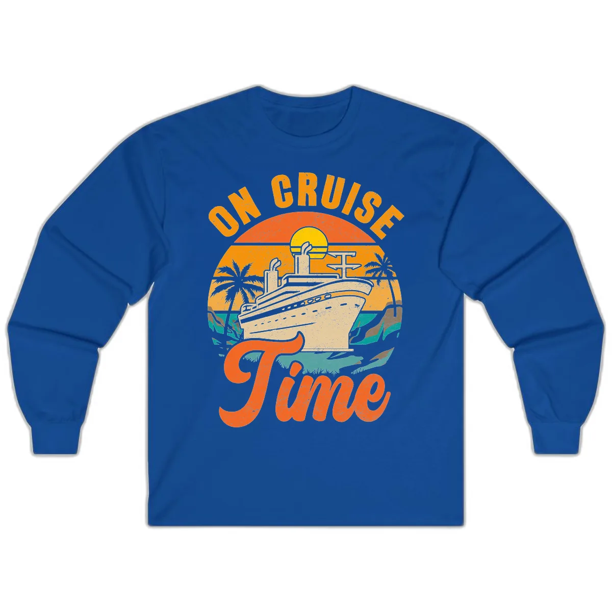 On Cruise Time Long Sleeve in Royal
