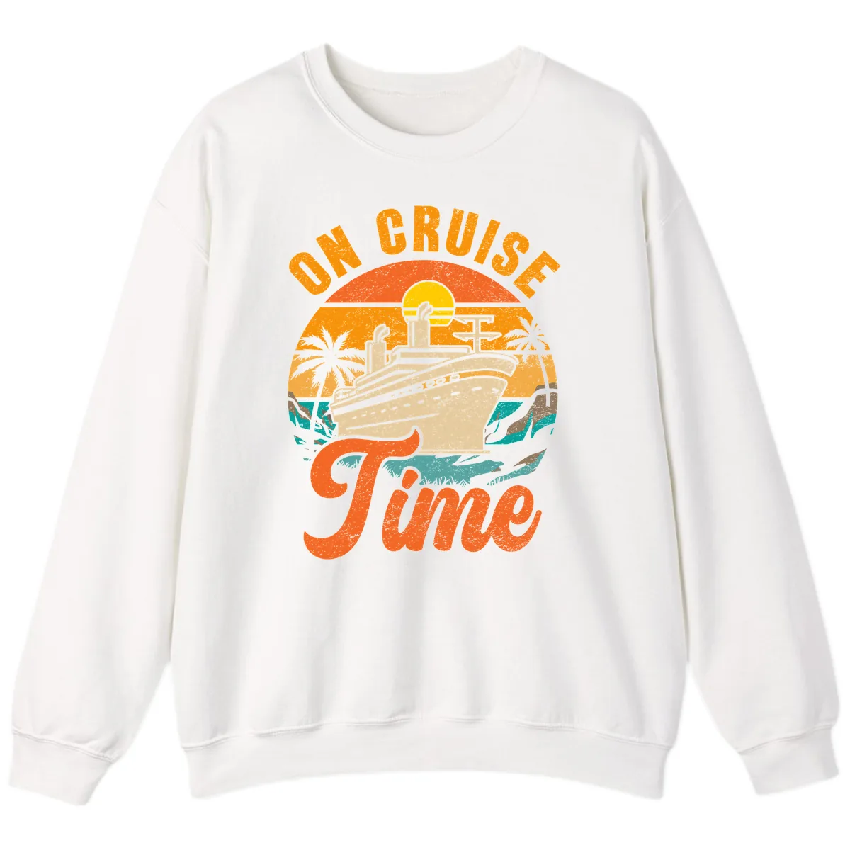 On Cruise Time Sweatshirt in White