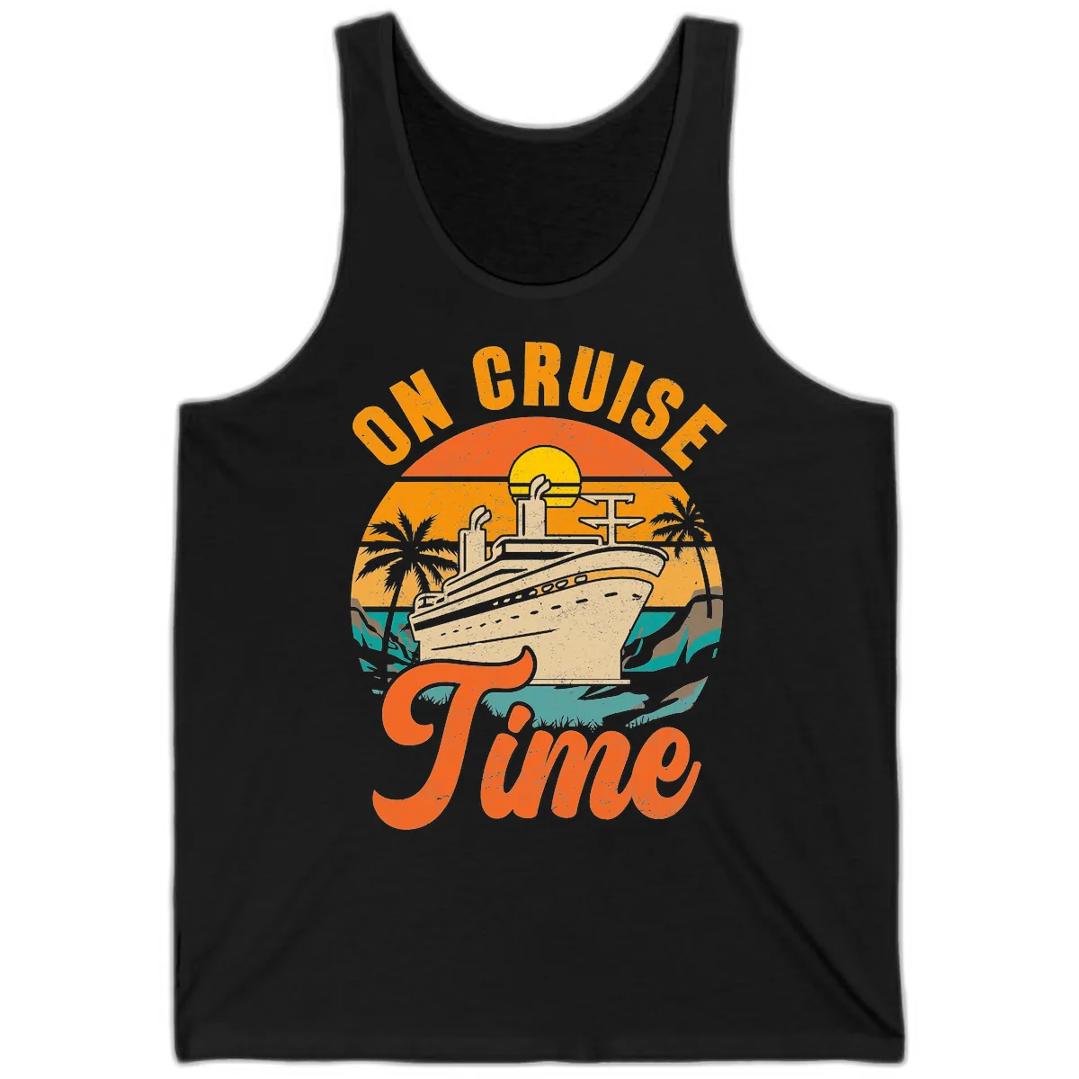 On Cruise Time Tank in Black