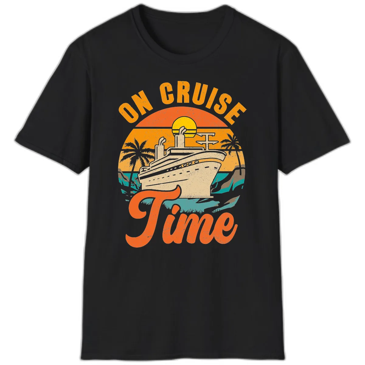 On Cruise Time T-Shirt in Black