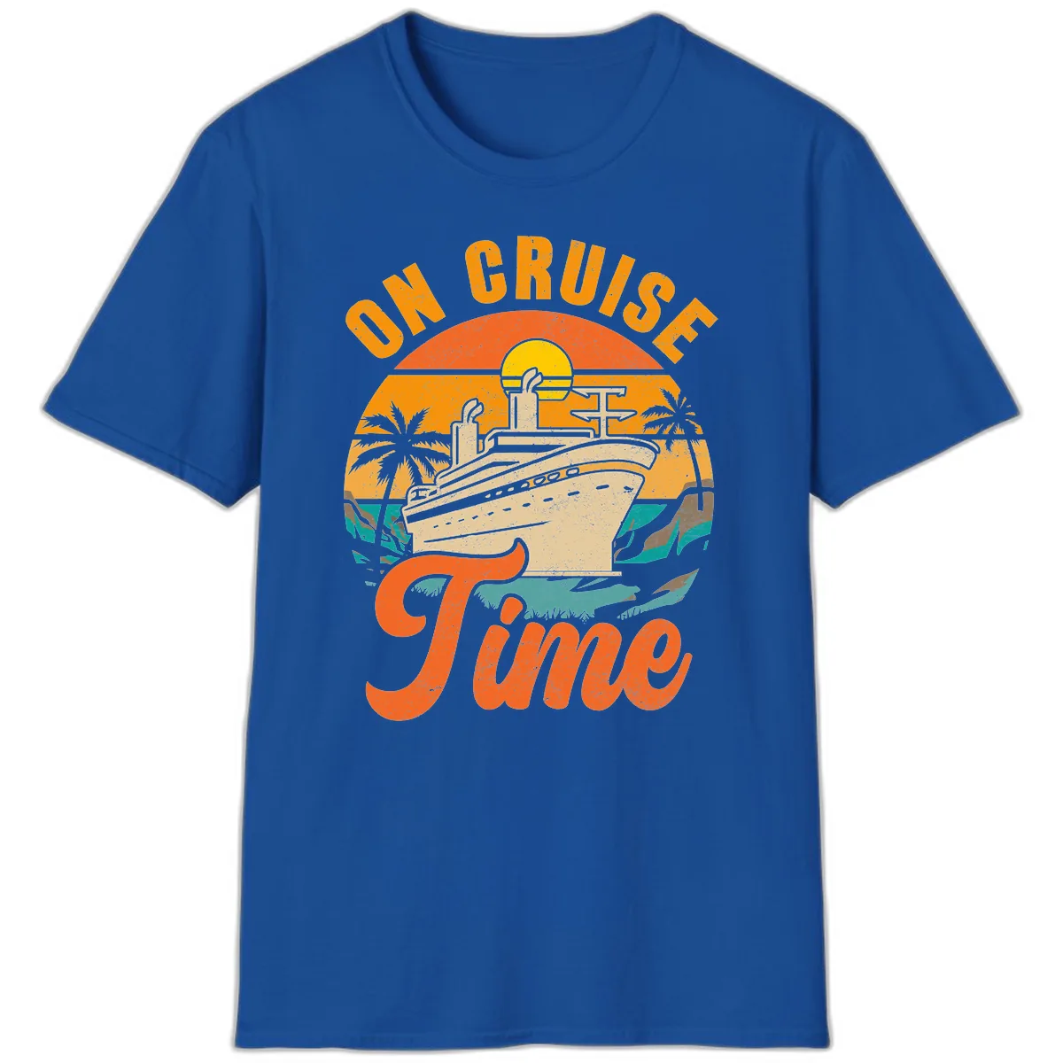 On Cruise Time T-Shirt in Royal
