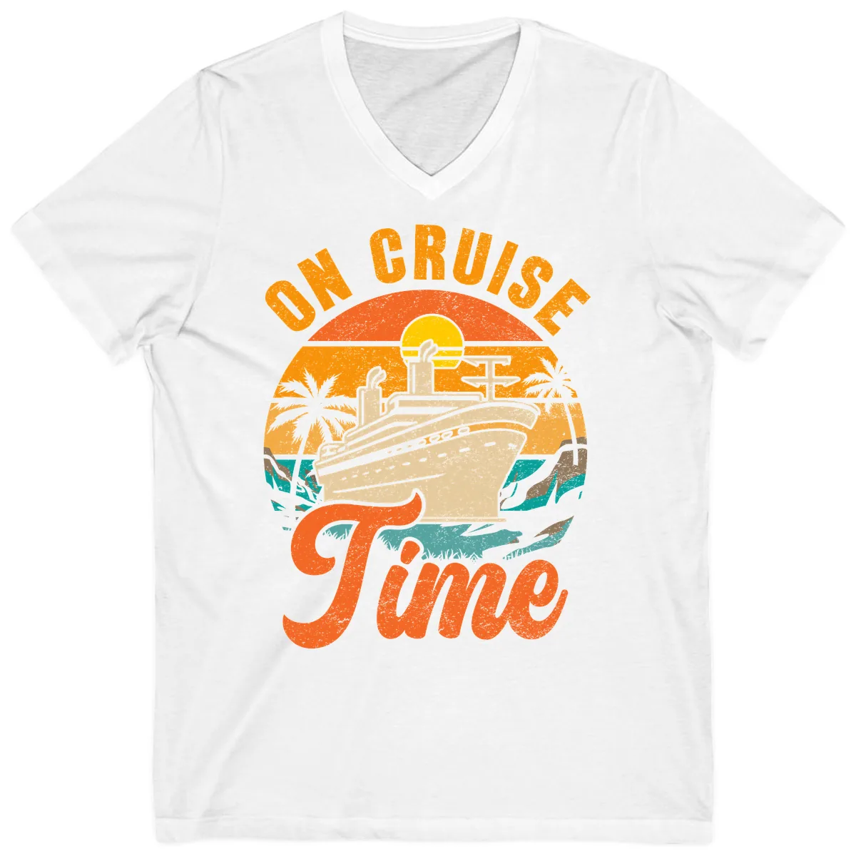On Cruise Time V-Neck in White