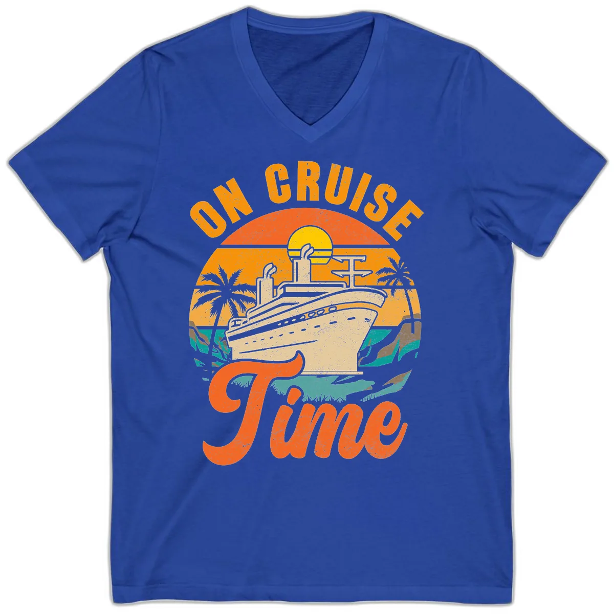 On Cruise Time V-Neck in True Royal