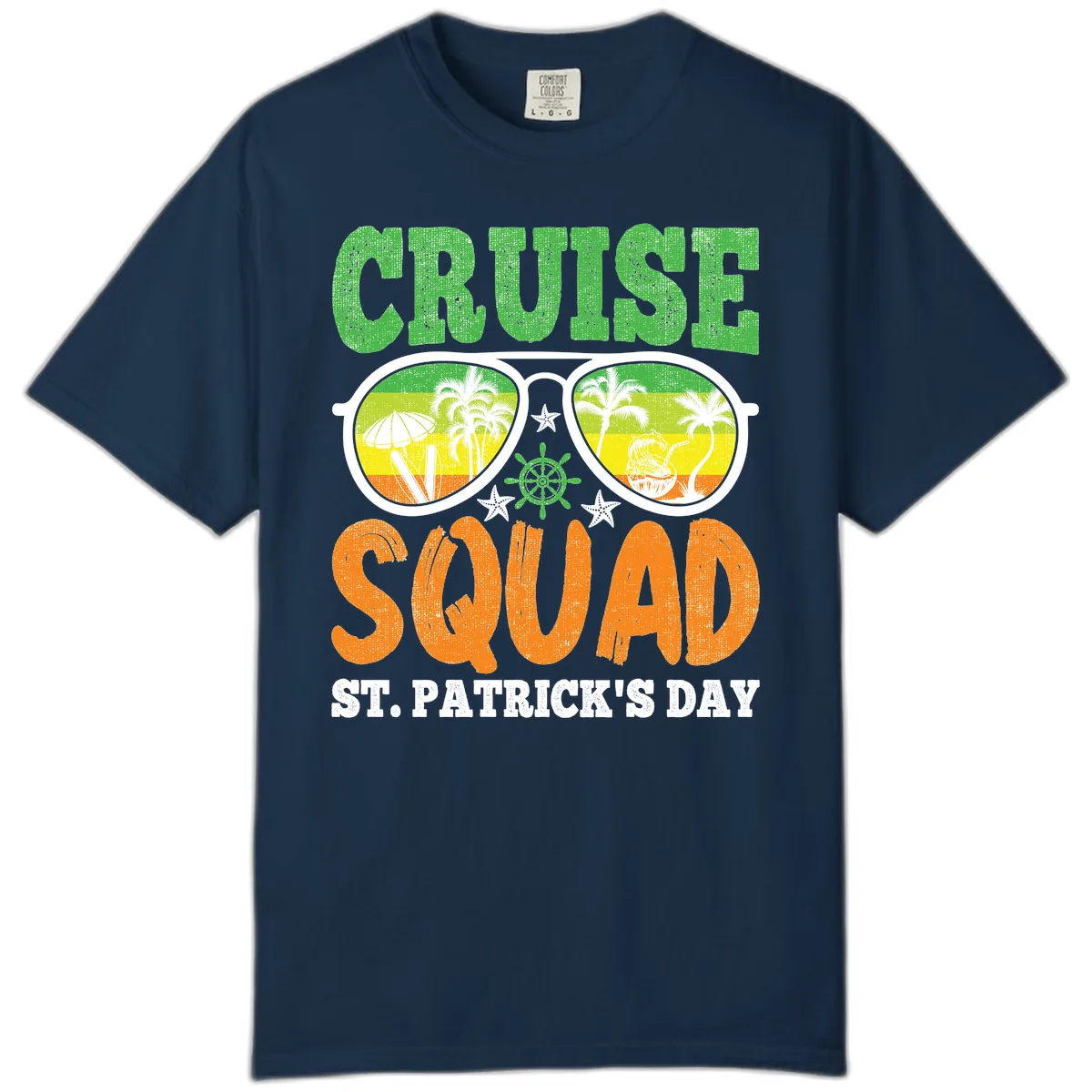 Cruise Squad Squad Sunglasses Comfort Color in True Navy