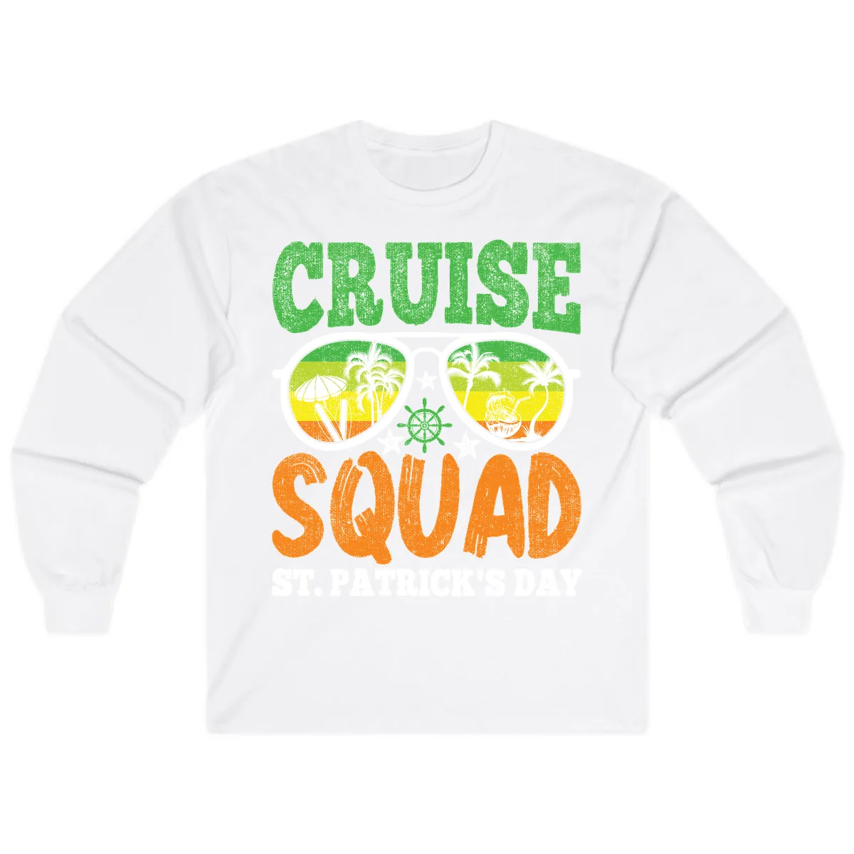 Cruise Squad Squad Sunglasses Long Sleeve in White