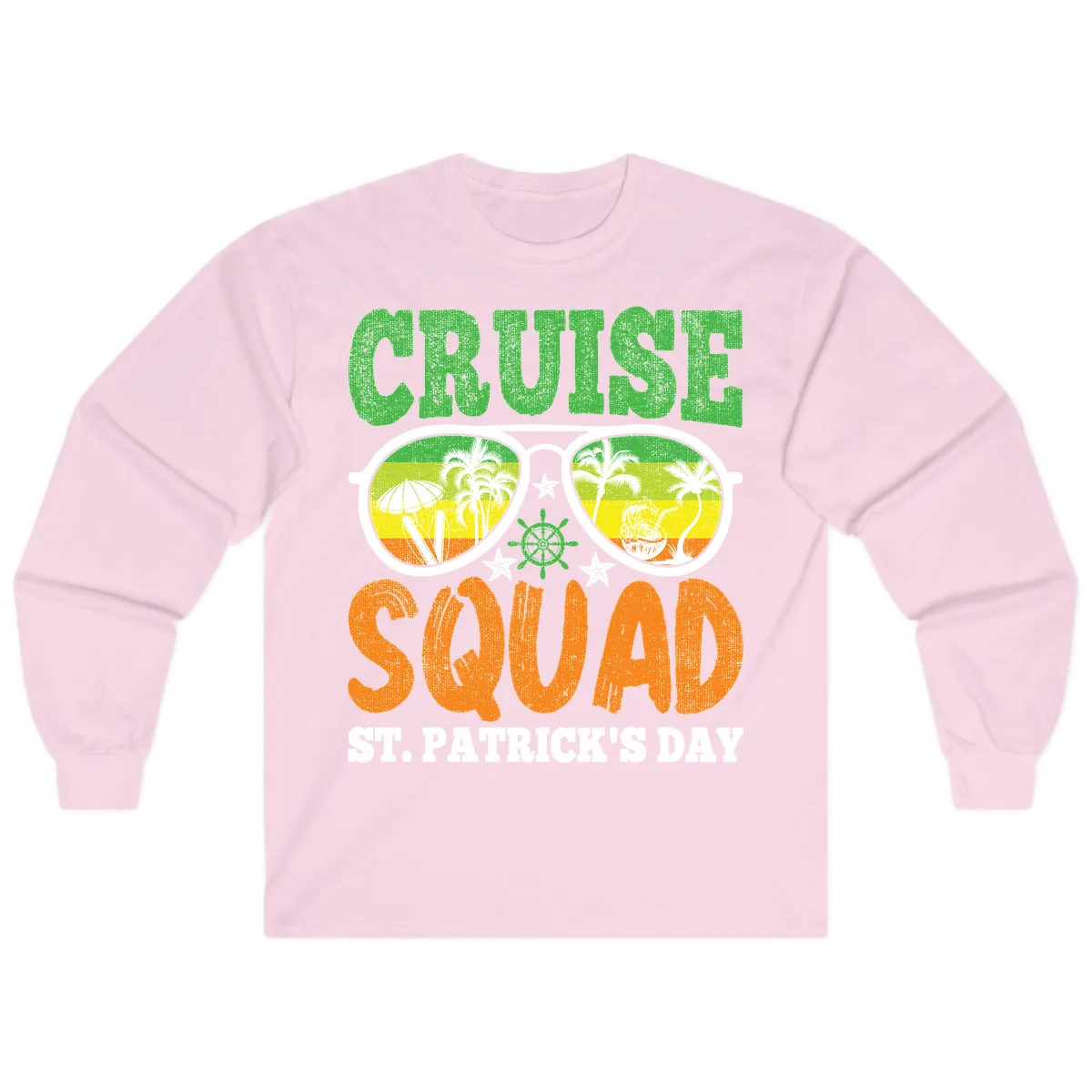 Cruise Squad Squad Sunglasses Long Sleeve in Light Pink