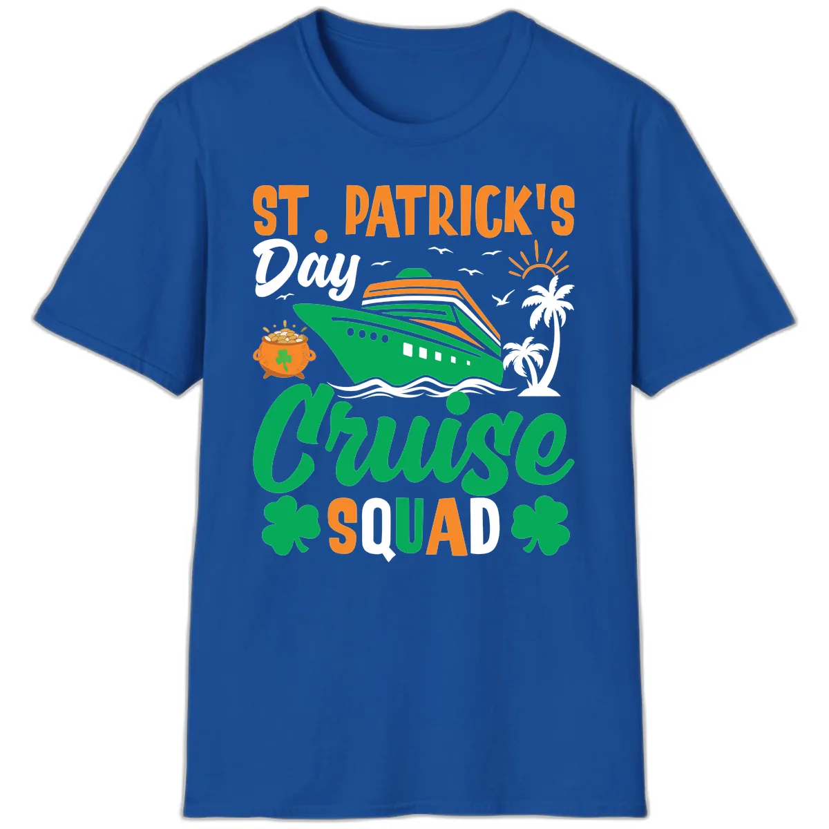 St. Patrick's Day Cruise Squad T-Shirt in Royal