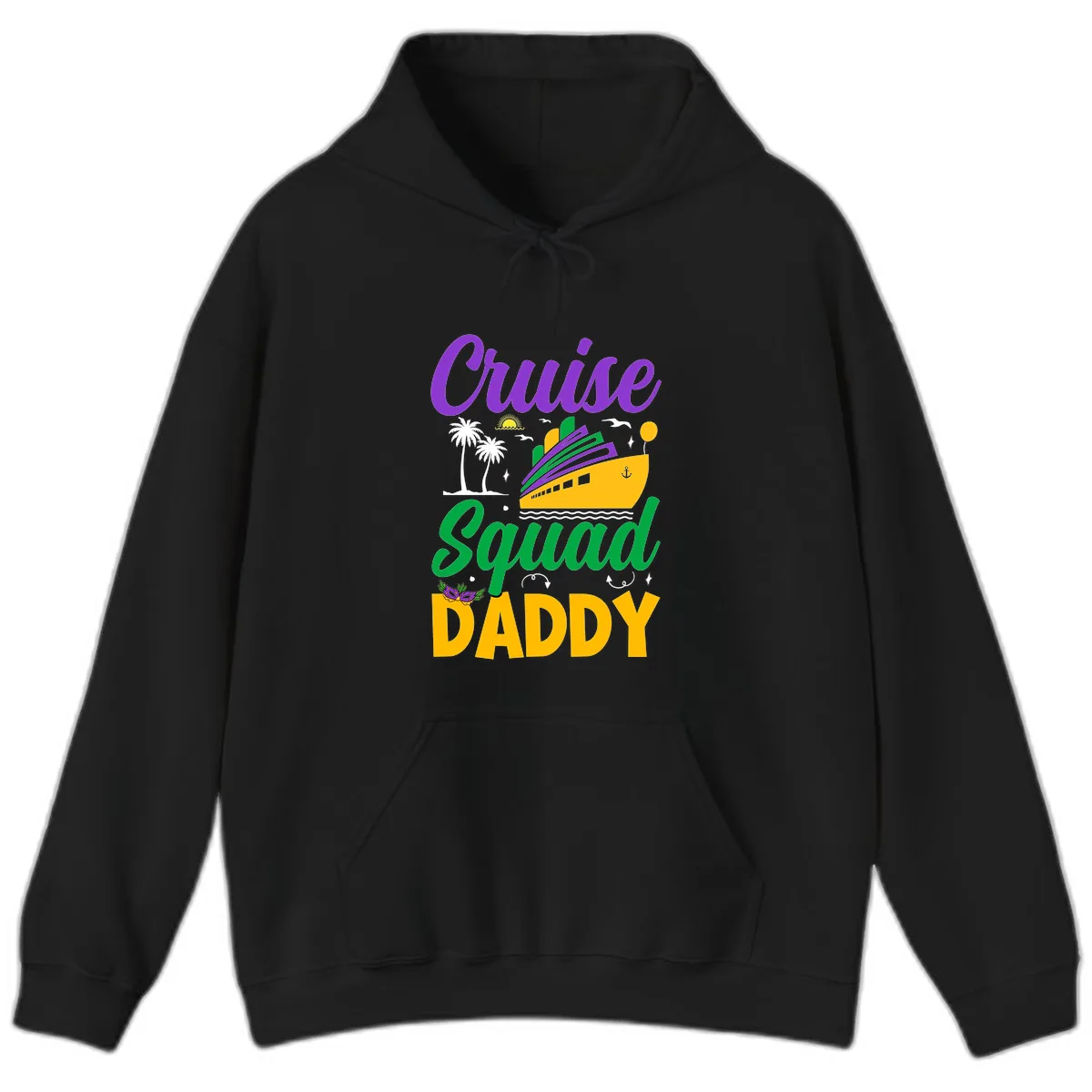 Cruise Squad Daddy Hoodie in Black